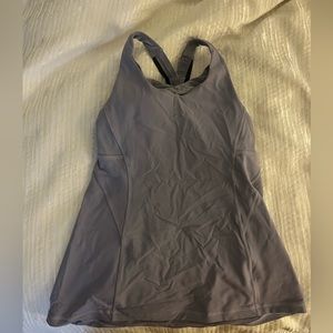 Lululemon workout shirt with bra